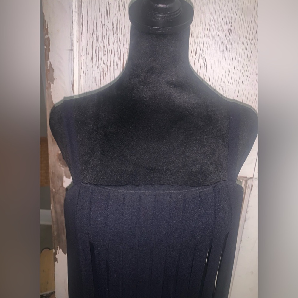 Vintage Black Fringe Dress by Junior Accents - Picture 4 of 5